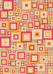 Abstract Geometric Pattern generative computational art illustration