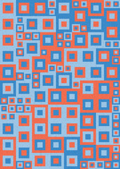 Abstract Geometric Pattern generative computational art illustration