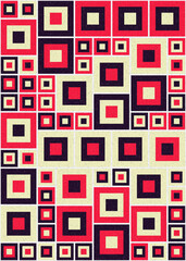 Abstract Geometric Pattern generative computational art illustration