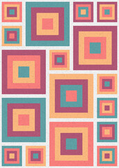 Abstract Geometric Pattern generative computational art illustration