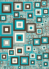 Abstract Geometric Pattern generative computational art illustration