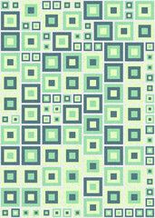Abstract Geometric Pattern generative computational art illustration