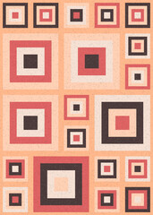 Naklejka premium Abstract Geometric Pattern generative computational art illustration