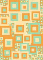 Abstract Geometric Pattern generative computational art illustration