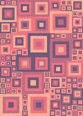 Abstract Geometric Pattern generative computational art illustration