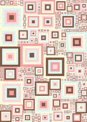 Abstract Geometric Pattern generative computational art illustration