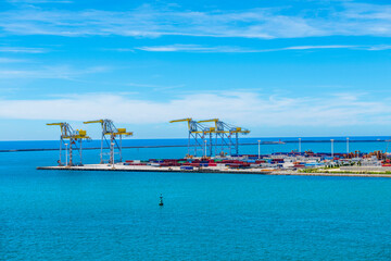 Fototapeta premium City of Naha City, Okinawa Island, Japan