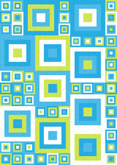 Abstract Geometric Pattern generative computational art illustration