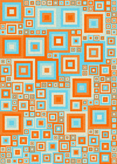 Abstract Geometric Pattern generative computational art illustration
