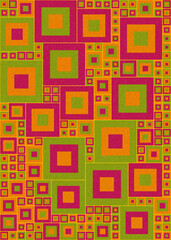 Abstract Geometric Pattern generative computational art illustration