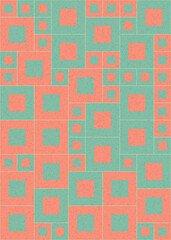 Abstract Geometric Pattern generative computational art illustration
