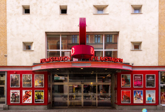 Main Entrance Of SF Bio Filmstaden Cinemas