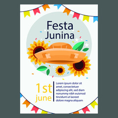 festa juina banner