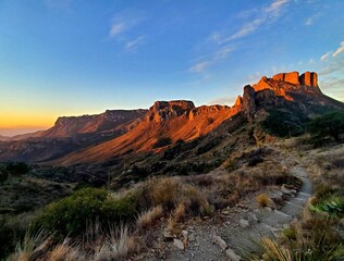 Top of the mountain in Big Bend 