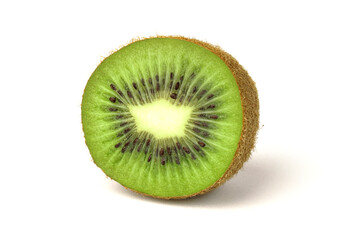 Fototapeta na wymiar juicy kiwi fruit isolated on white background.