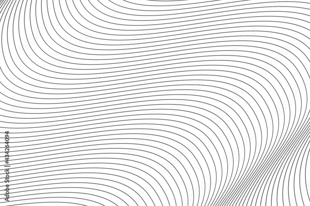 Poster abstract background with curved wavy lines. vector illustration for design. wave