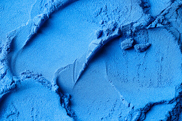 Blue spirulina powder. Concept dieting, detox, healthy superfood, which contains protein. Healthy...