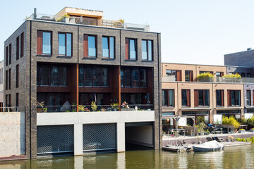 modern buildings in IJburg, Amsterdam