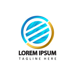 global, globe, world logo template design vector in isolated white background