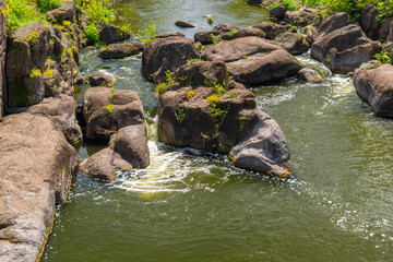 Boulders on the river