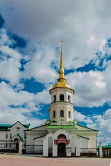 Orthodox Church is cover of our virgin. Khanty-Mansiysk city 