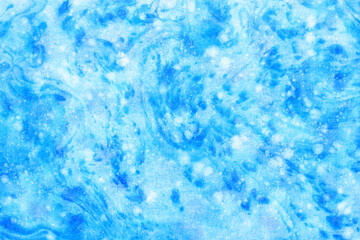 和紙 ブルー 墨流し テクスチャ