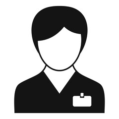 Nursing team icon, simple style