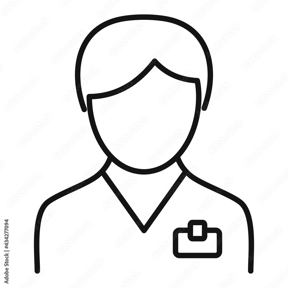 Canvas Prints Nursing team icon, outline style