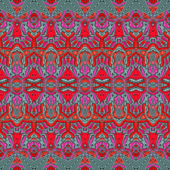 3d effect - abstract geometric fractal pattern