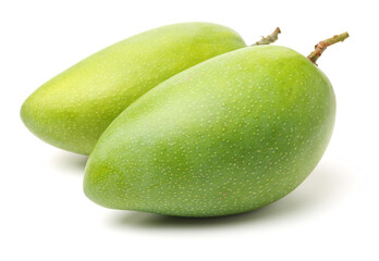 mangos on a white background 