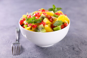 healthy organic fruit salad