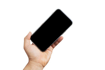 スマートフォンと手