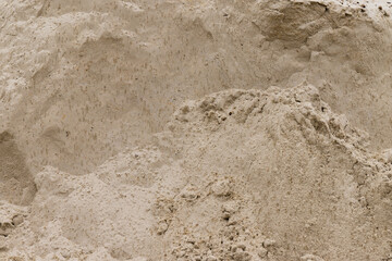 Sand Texture. Brown sand. Background from fine sand. Close-up image.