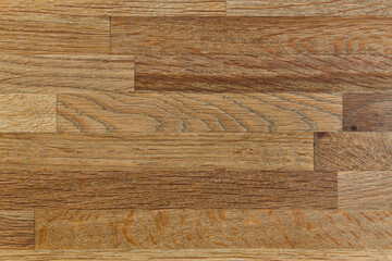 Assembled natural oak wooden blocks. Wood structure background