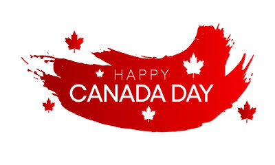 Vector illustration on the theme of Canada day observed every year on July 1st. 