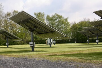 solar power station in the park