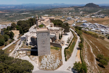 antigua alcazaba árabe del municipio de Estepa en la provincia de Sevilla, España