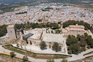 Fototapeta na wymiar vista del centro monumental del municipio de Estepa, Andalucía