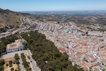 vista del centro monumental del municipio de Estepa, Andaluc&iacute;a