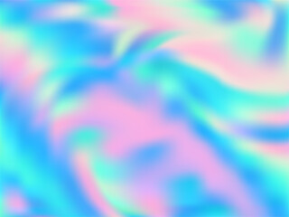 Holographic gradient neon vector illustration.