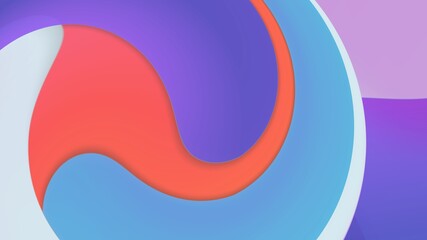 Ultra HD 4K 3D Render presentation backgrounds and textures with colorful abstract art creations. trendy background. Emotional inspirational art.