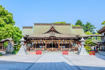 初夏の小倉祇園八坂神社　福岡県北九州市　Early summer Kokura Gion Yasaka Shrine Fukuoka-ken Kitakyusyu city © M・H