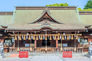 Fototapeta premium 初夏の小倉祇園八坂神社 福岡県北九州市 Early summer Kokura Gion Yasaka Shrine Fukuoka-ken Kitakyusyu city