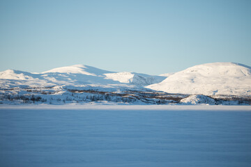 Fototapeta na wymiar Fresh snow