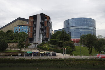 Architecture in the downtown of Bilbao