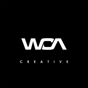 WCA Letter Initial Logo Design Template Vector Illustration