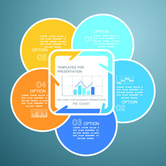 Templates for presentation, charts and graphs