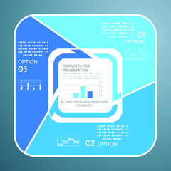 Infographic elements for annual reports