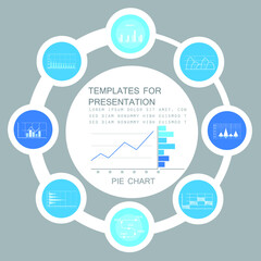 Infographic elements for annual reports