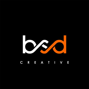 BSD Letter Initial Logo Design Template Vector Illustration